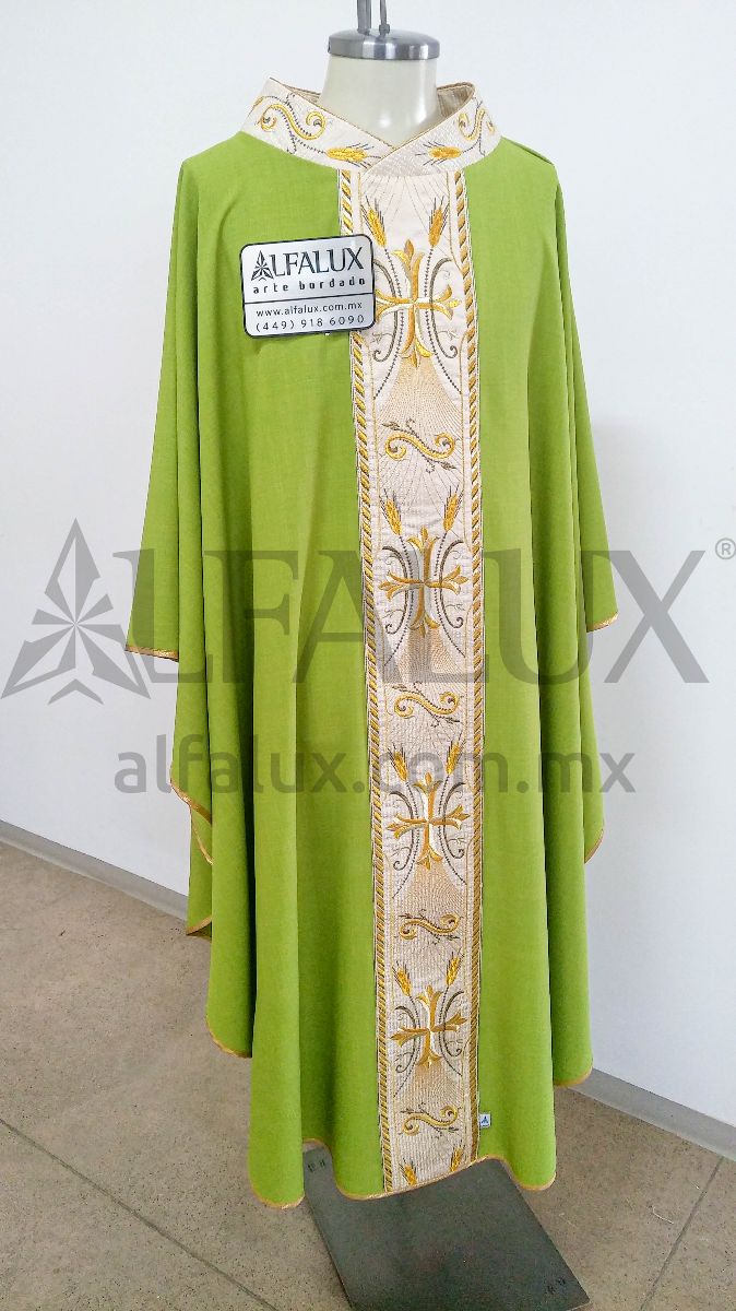 11 CATEDRAL CUERDA Brocado CUELLO BORDADO 938